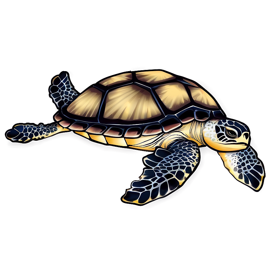 Sea Turtle Illustration Png 37 PNG image