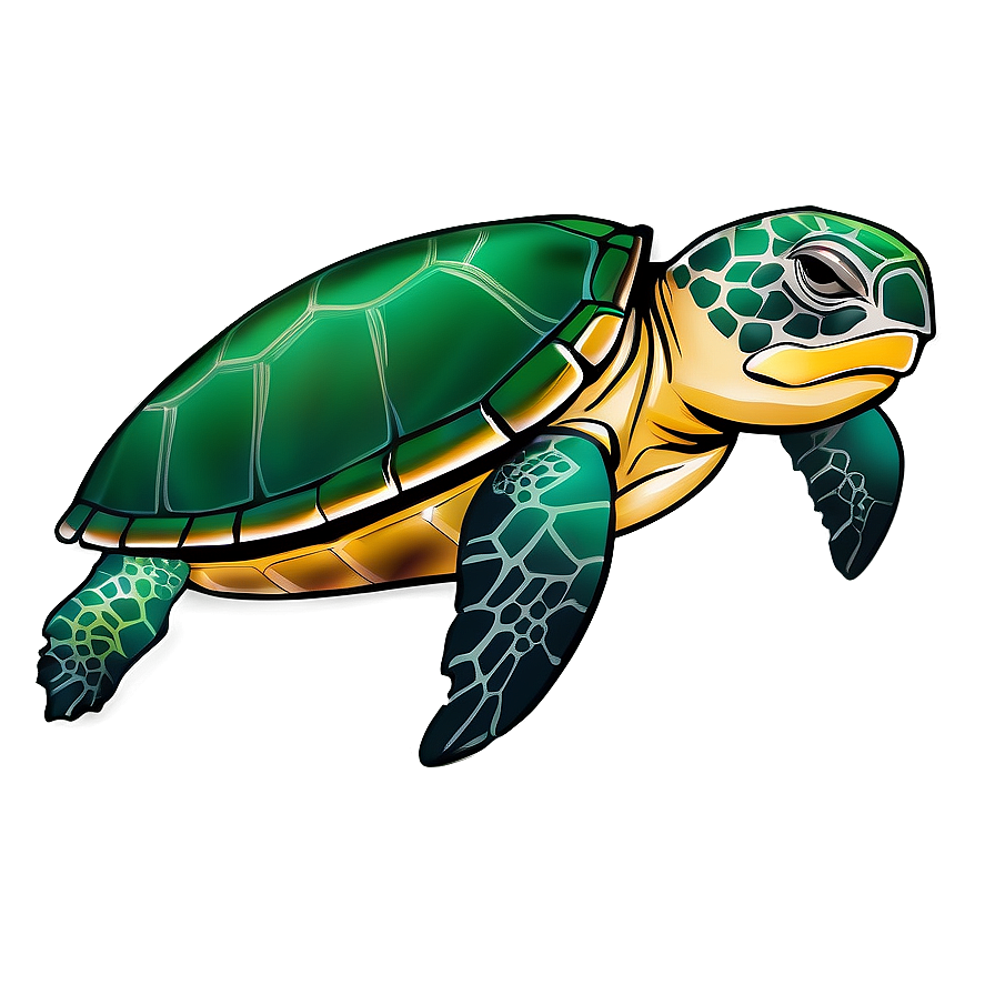 Sea Turtle Illustration Png Qlx PNG image