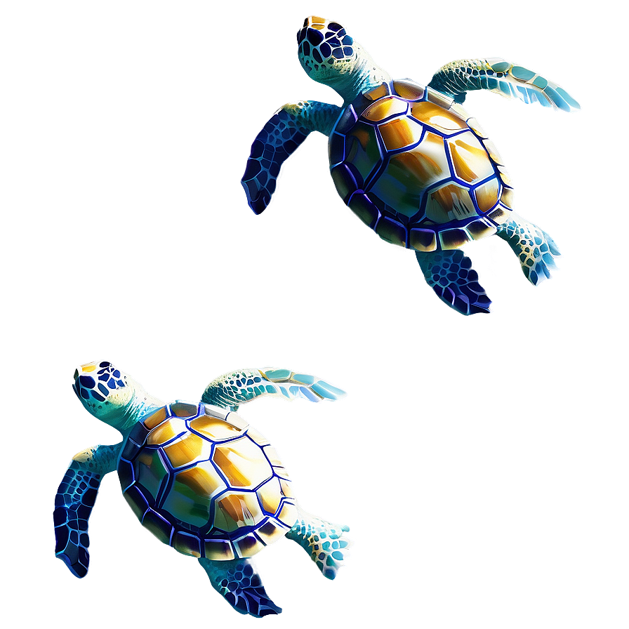 Sea Turtles Swimming Png 30 PNG image