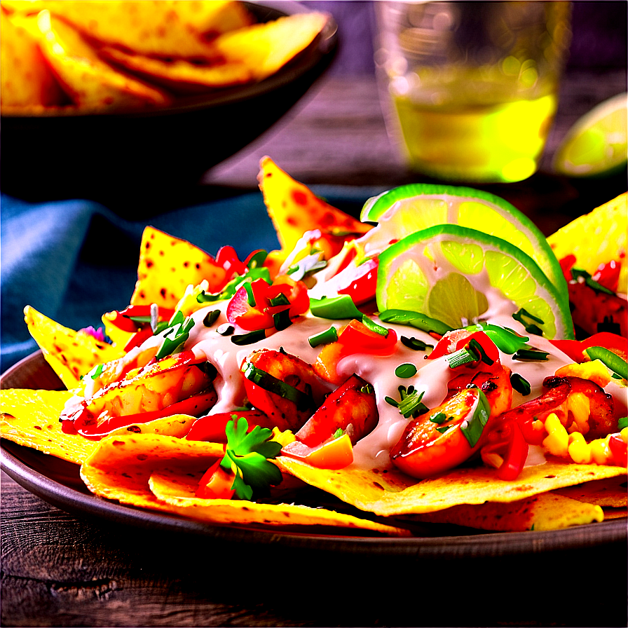 Seafood Nachos Extravaganza Png 85 PNG image