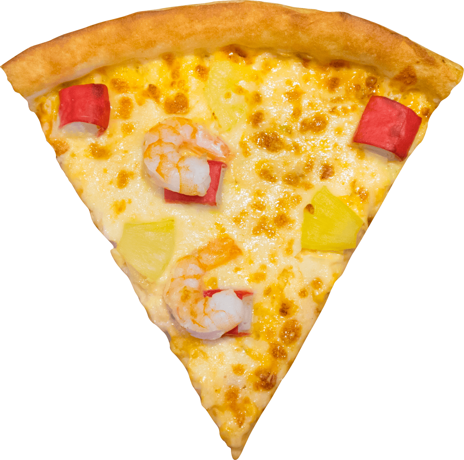 Seafood Pineapple Pizza Slice.png PNG image