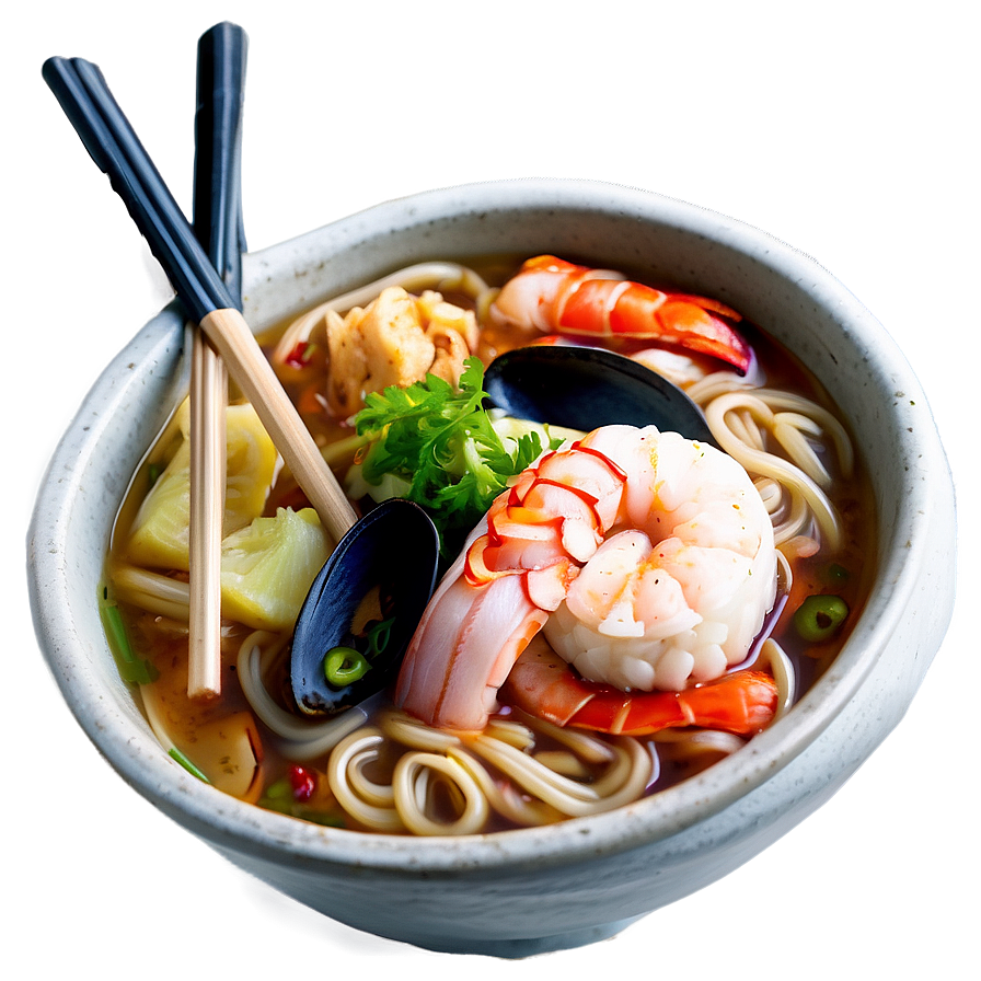 Seafood Ramen Delight Png 52 PNG image