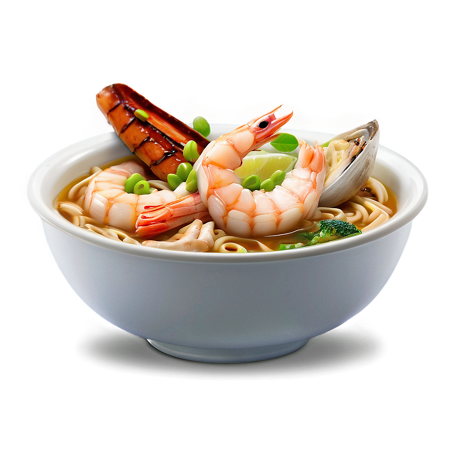 Seafood Ramen Delight Png Kus PNG image