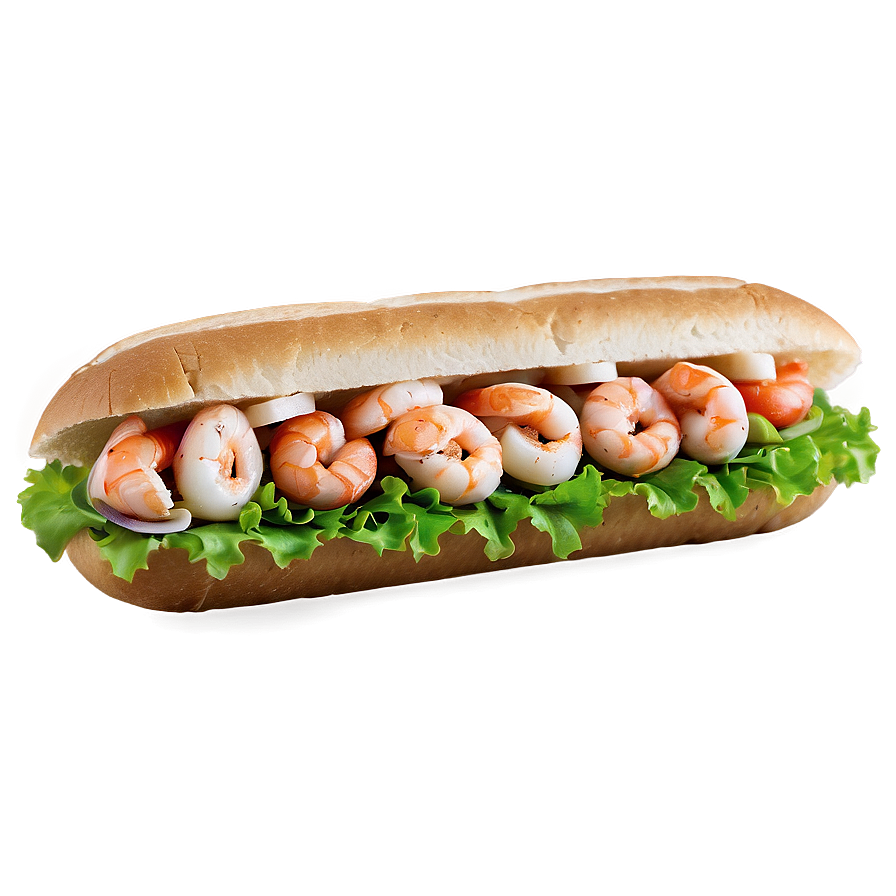 Seafood Sub Sandwich Png 38 PNG image