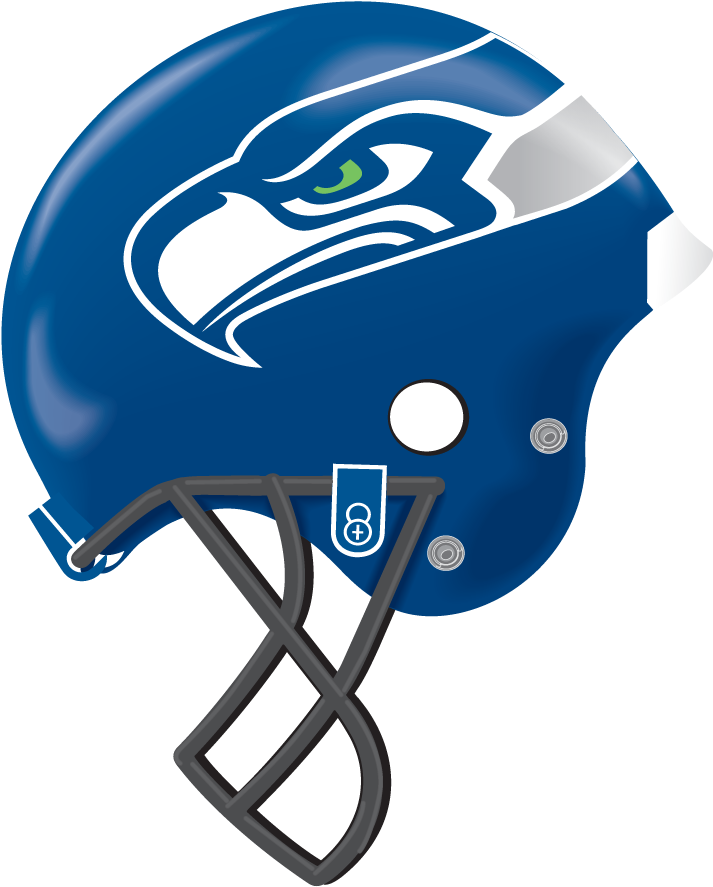 Seahawks Helmet Design PNG image