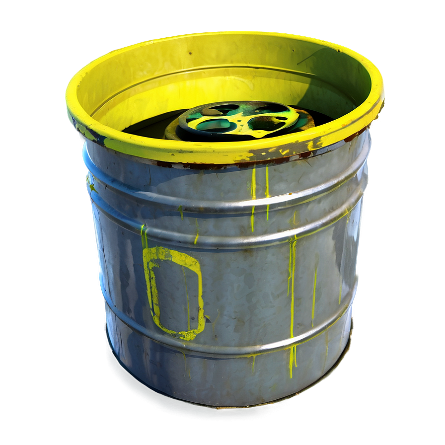 Sealed Toxic Waste Container Png 43 PNG image