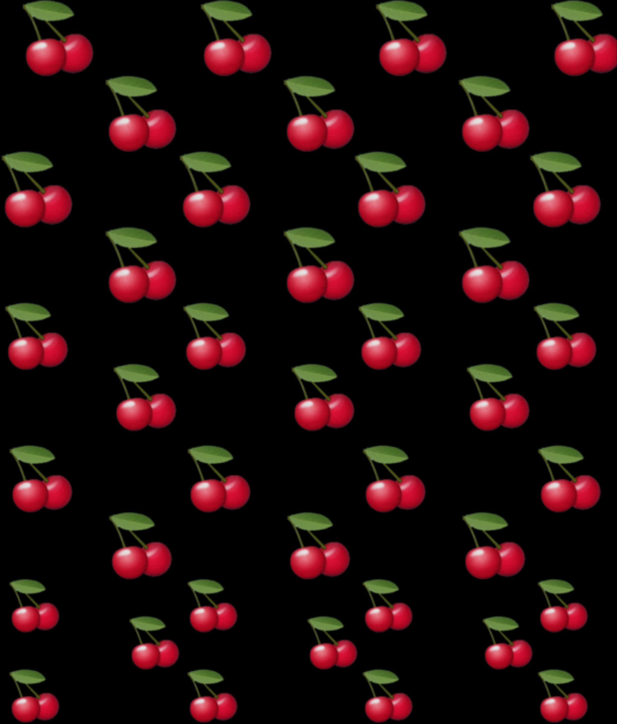 Seamless Cherry Pattern PNG image