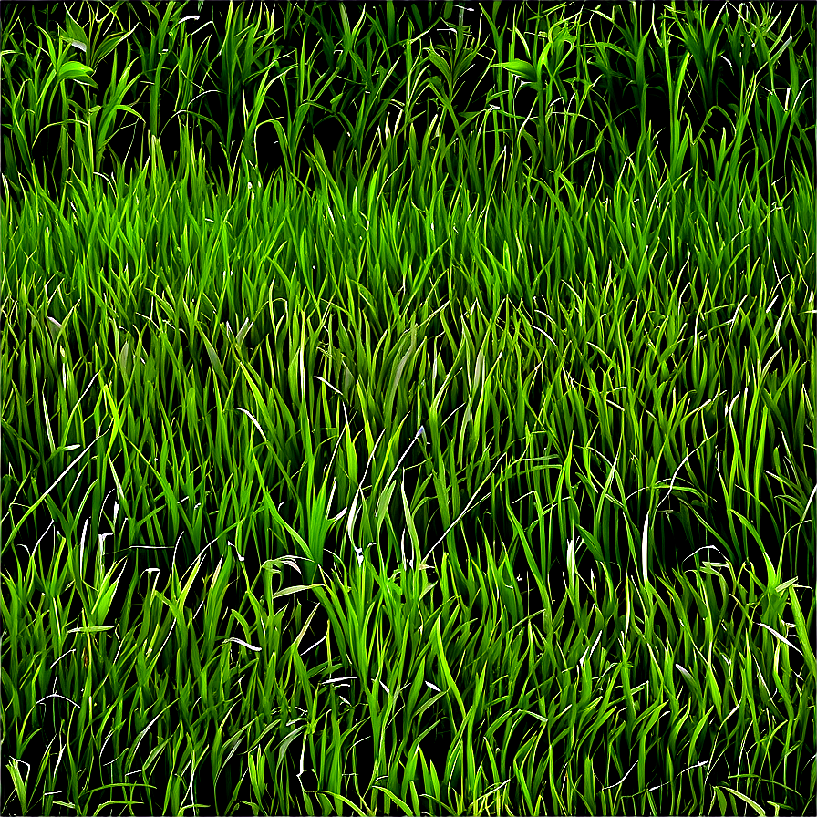 Seamless Green Grass Pattern Png 06262024 PNG image