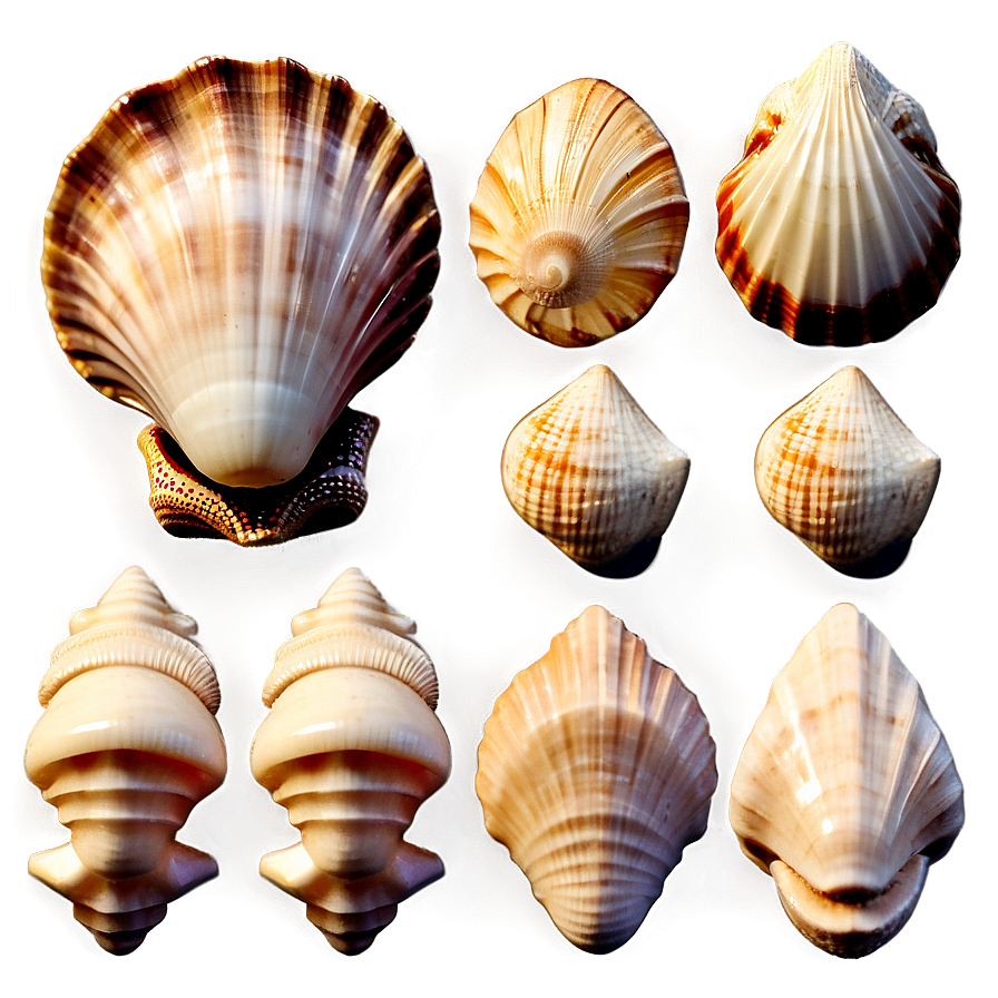 Seashell Collection Vintage Png 81 PNG image