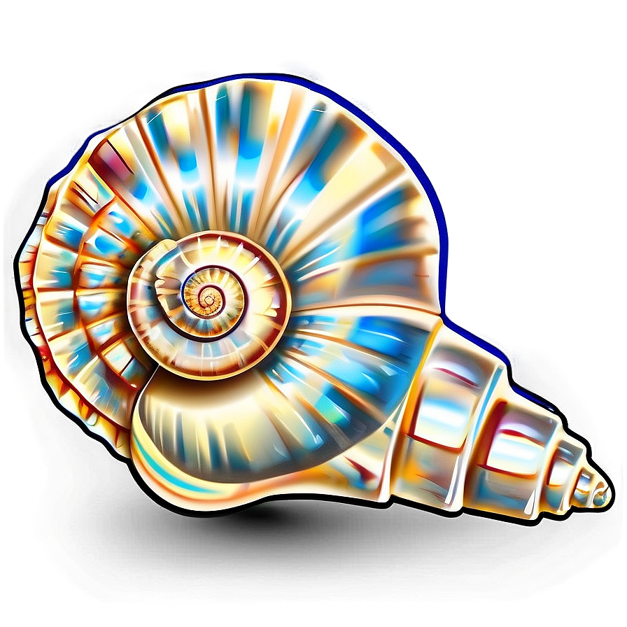 Seashell Vector Art Png 05242024 PNG image