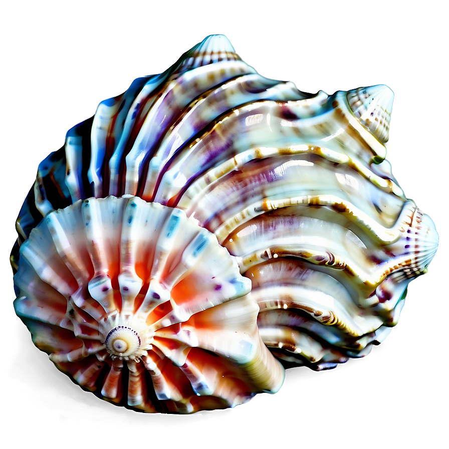 Seashell With Coral Png 05242024 PNG image