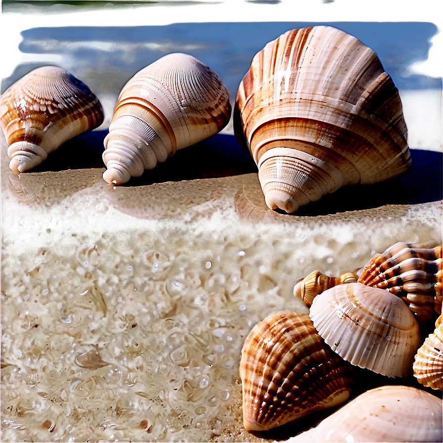 Seashells By The Shore Png 06132024 PNG image