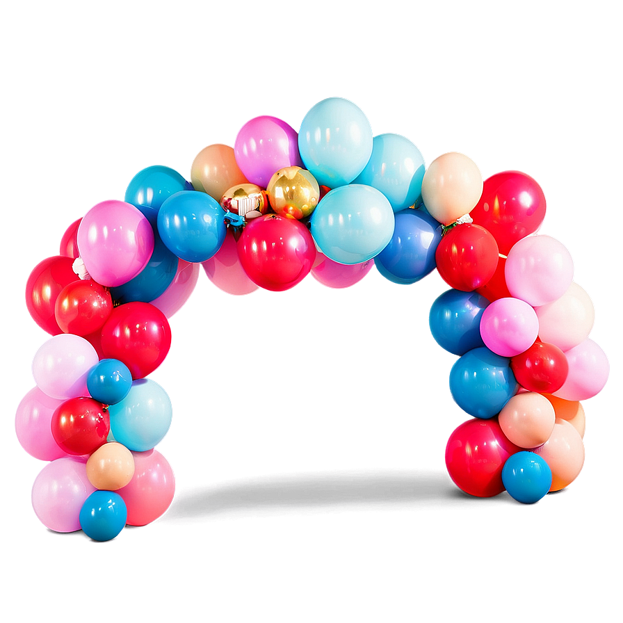 Seasonal Balloon Garland Trends Png 45 PNG image