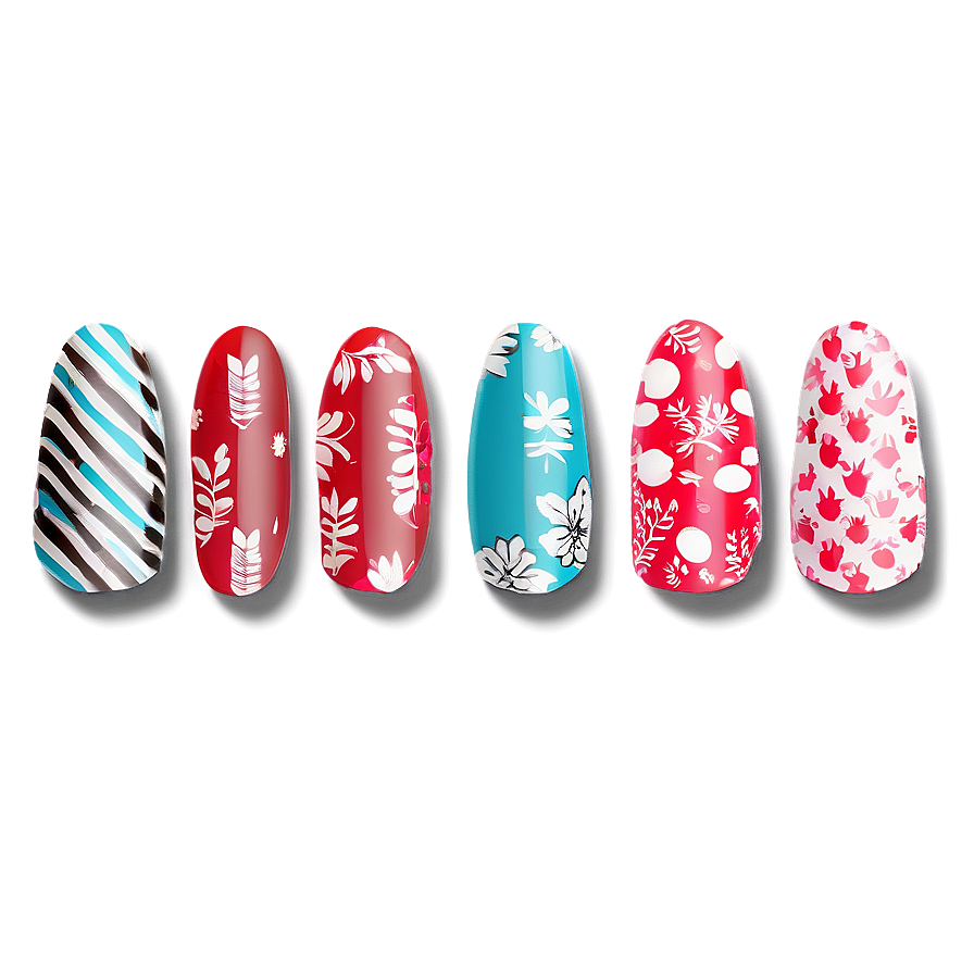 Seasonal Fake Nails Png 06272024 PNG image