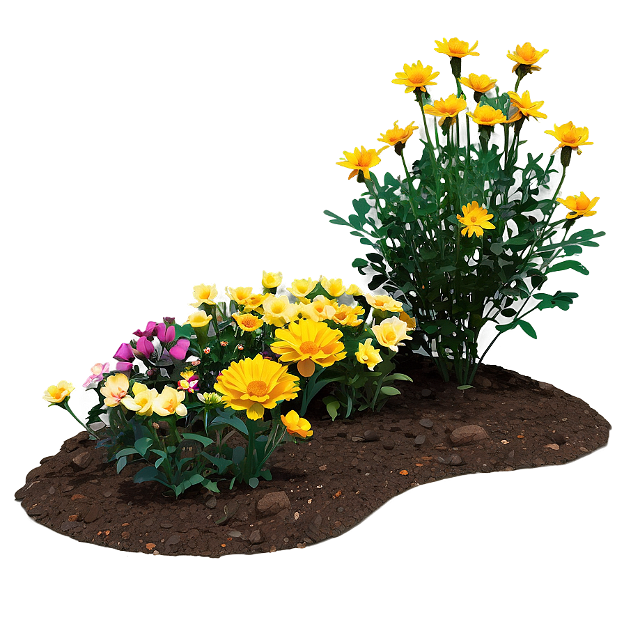 Seasonal Flower Bed Png 79 PNG image