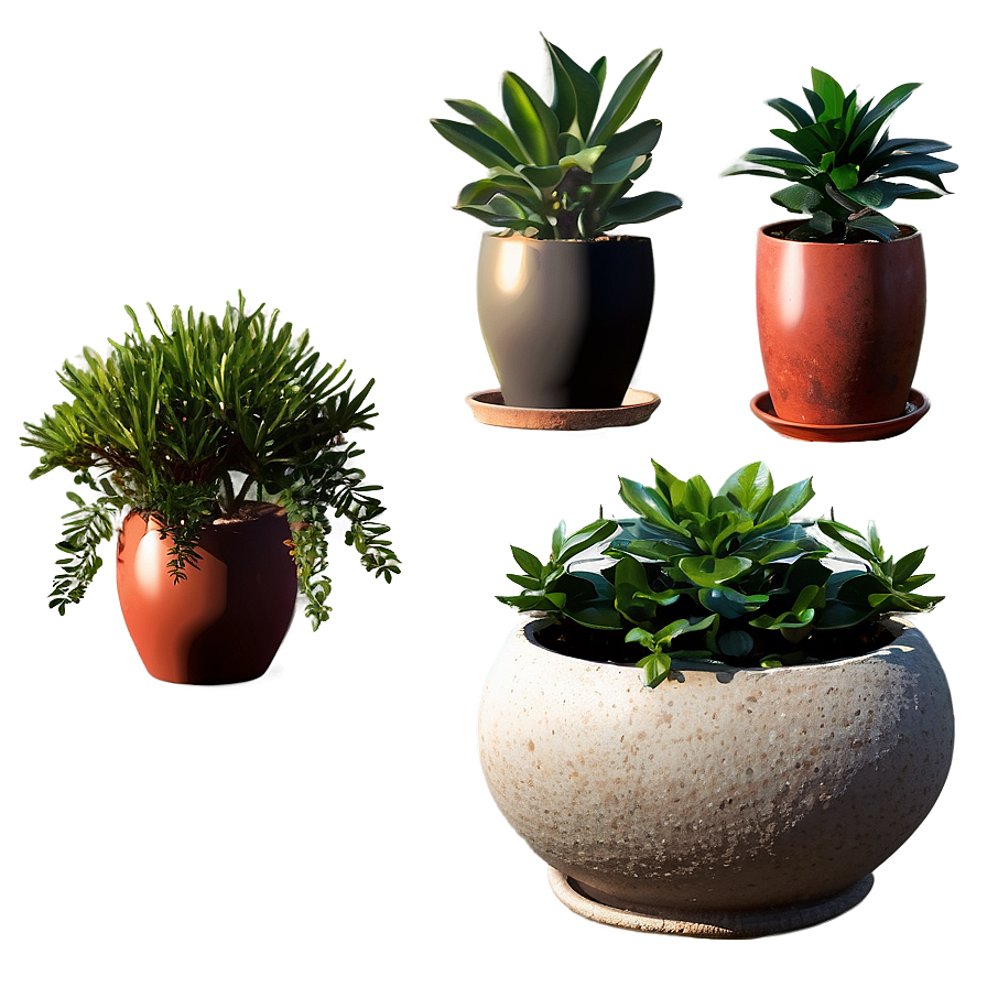 Seasonal Potted Plants Png Xve71 PNG image