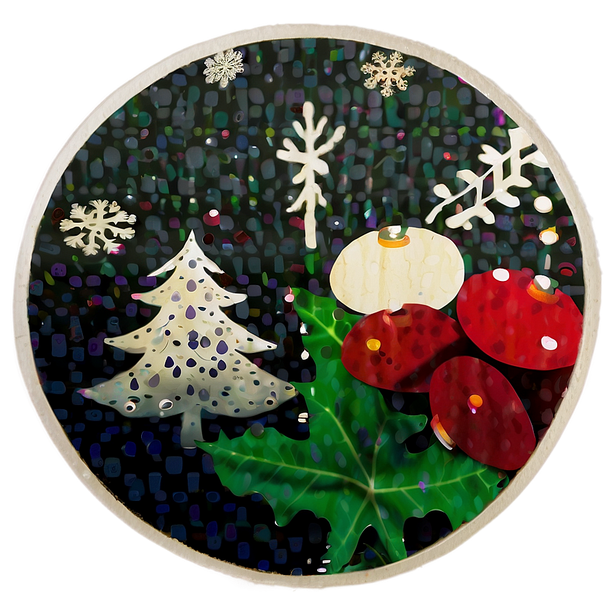 Seasonal Round Sticker Png Mbn PNG image