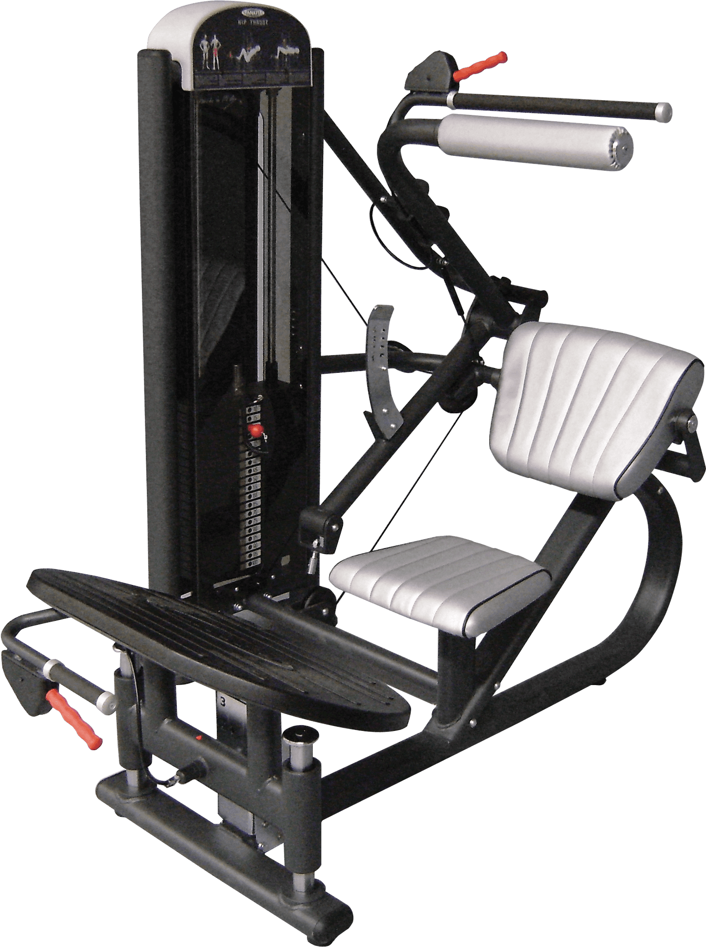 Seated Row Machine Fitness Equipment PNG image