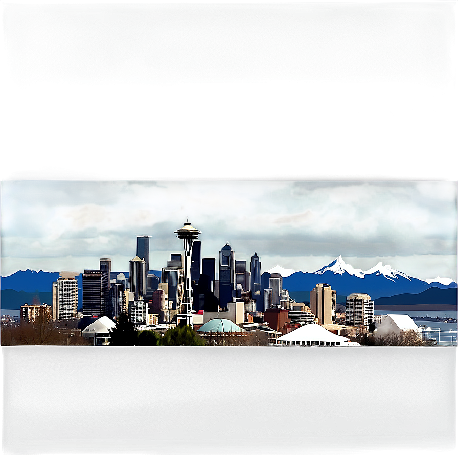 Seattle Skyline Panorama Png 11 PNG image