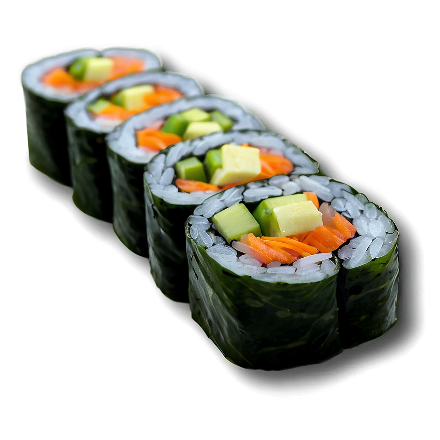 Seaweed Sushi Roll Png 06282024 PNG image