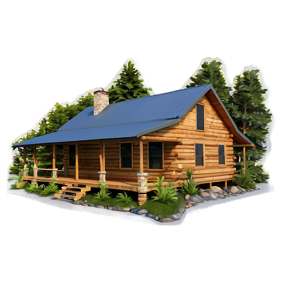 Secluded Cabin Getaway Png Kcf PNG image