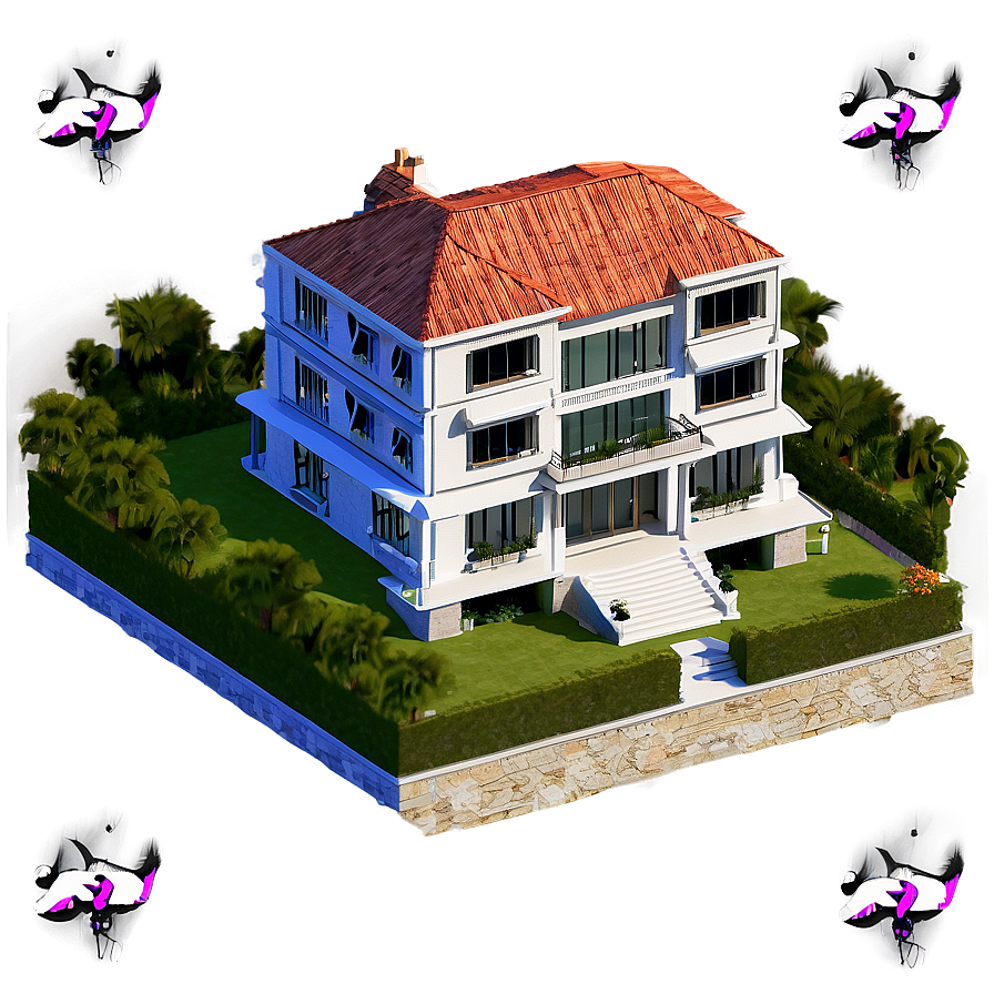 Secluded Mansion Haven Png 20 PNG image