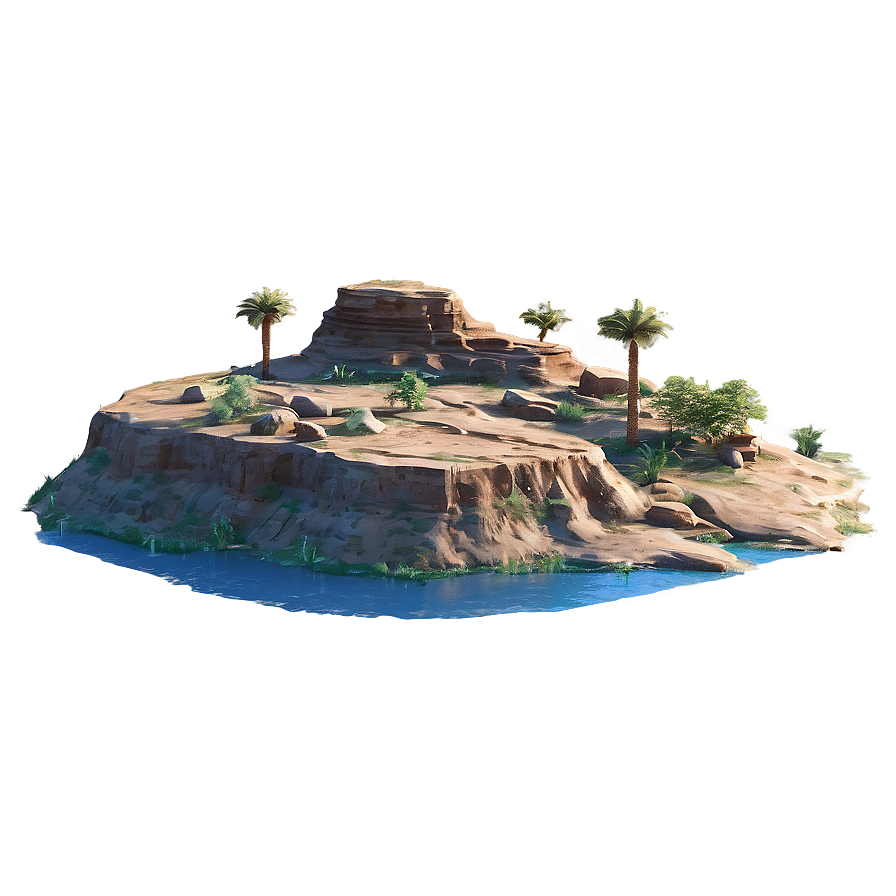 Secluded Mesa Oasis Png 92 PNG image