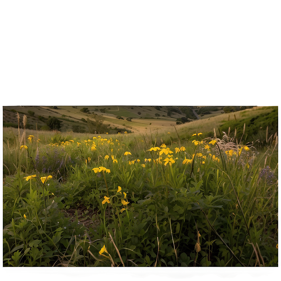 Secluded Wildflower Spot Png 06202024 PNG image