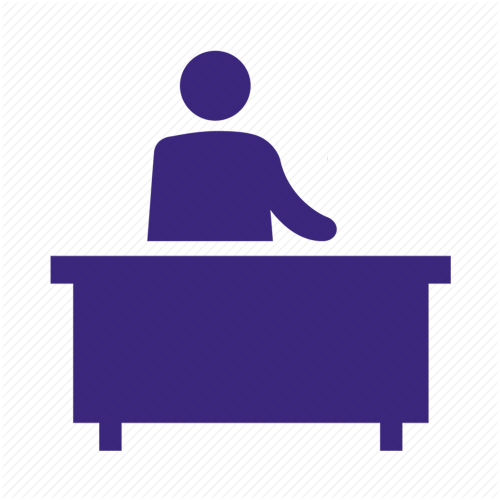 Secretary Silhouette Icon PNG image