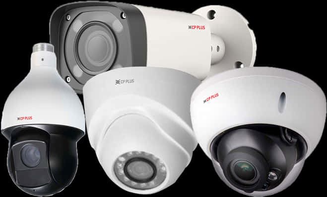 Security Camera Models Showcase PNG image