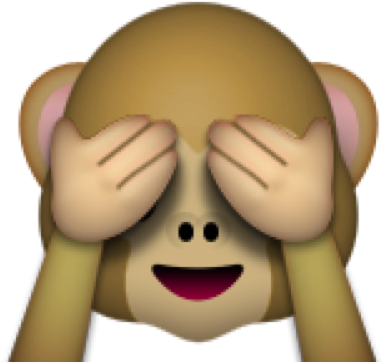 See No Evil Monkey Emoji PNG image