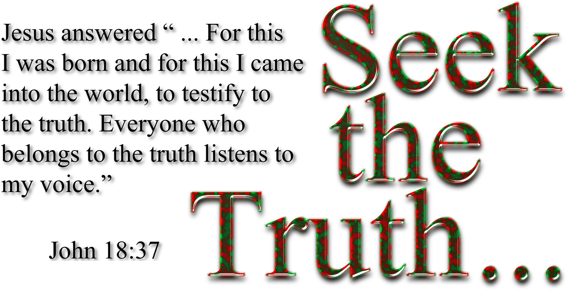 Seek The Truth Inspirational Quote PNG image