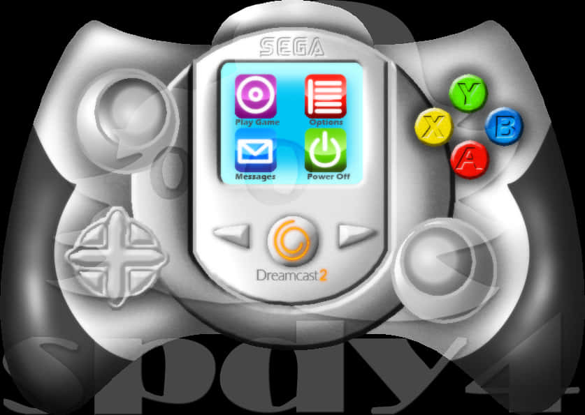 Sega Dreamcast2 Concept Controller PNG image