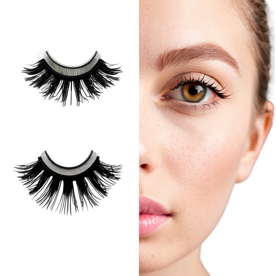 Self-adhesive Fake Eyelashes Png 64 PNG image