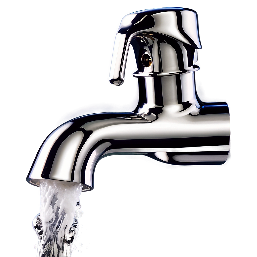 Self-closing Save Water Tap Png 06262024 PNG image