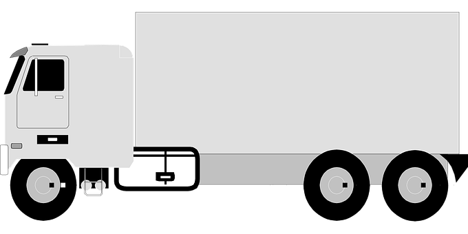 Semi Truck Silhouette PNG image