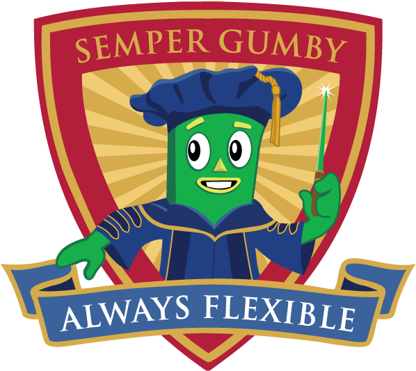 Semper Gumby Always Flexible Crest PNG image