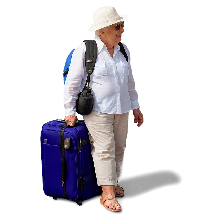 Senior Couple Traveling Png Ssi72 PNG image