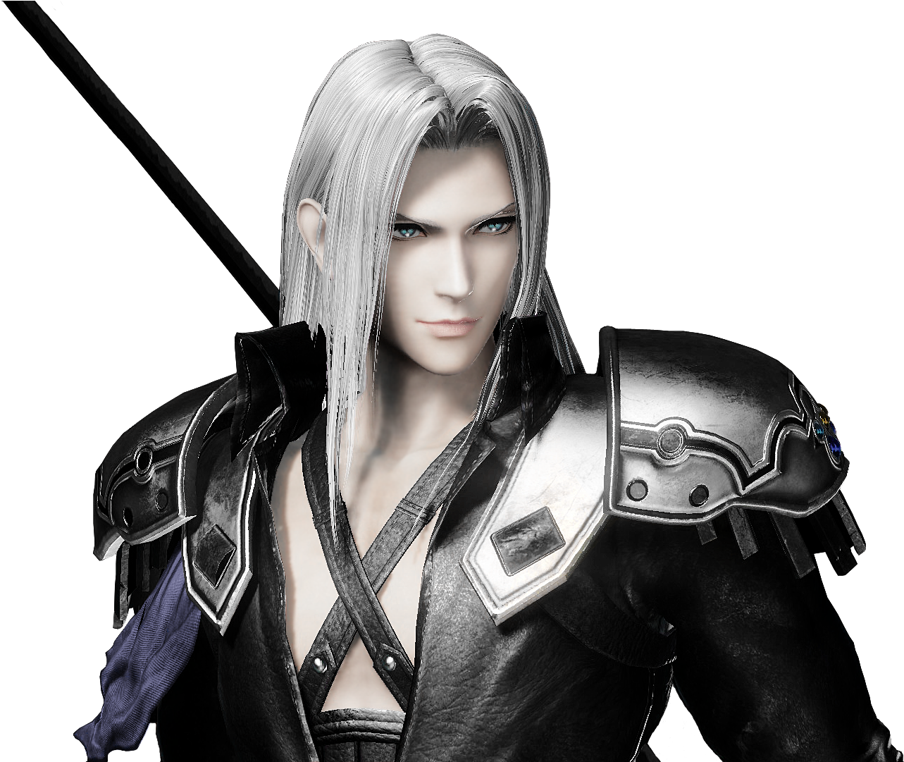 Sephiroth F F7 Character Render PNG image