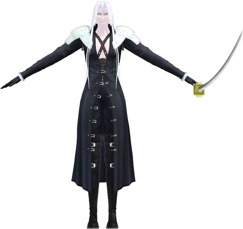 Sephiroth Final Fantasy V I I Character Render PNG image