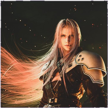 Sephiroth Final Fantasy Villain PNG image