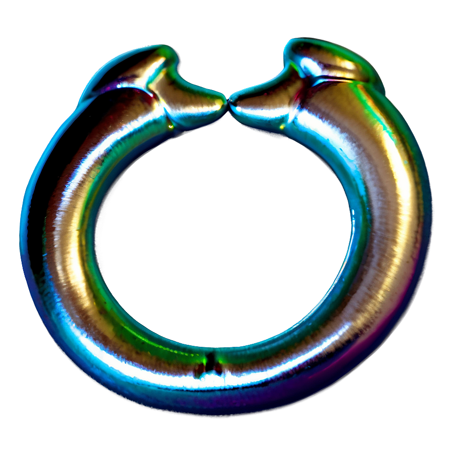 Septum Piercing D PNG image