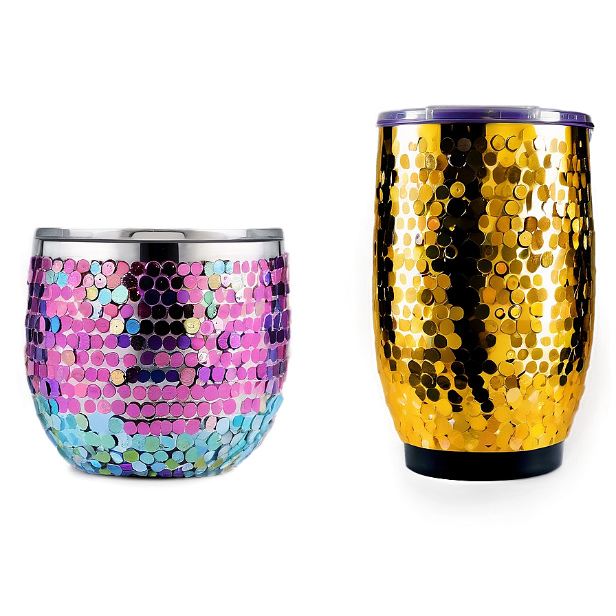 Sequin Tumbler Cup Png 06272024 PNG image