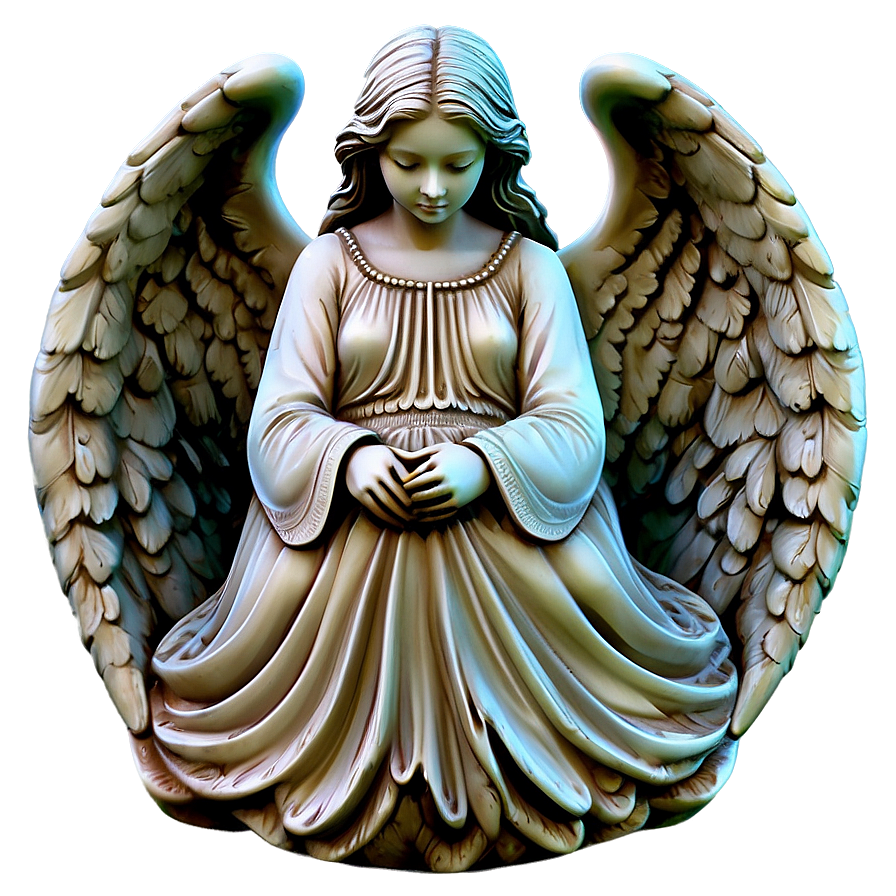 Serene Angel Sculpture Png 06202024 PNG image