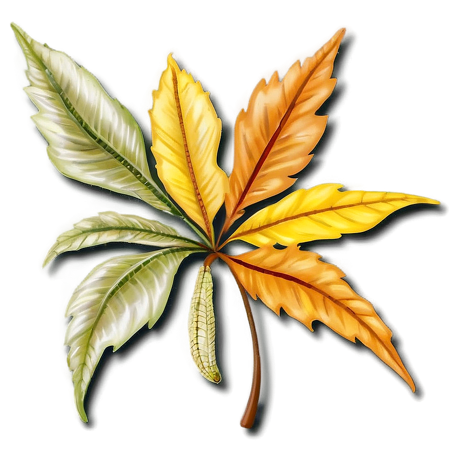 Serene Autumn Leaves Png Dfy31 PNG image