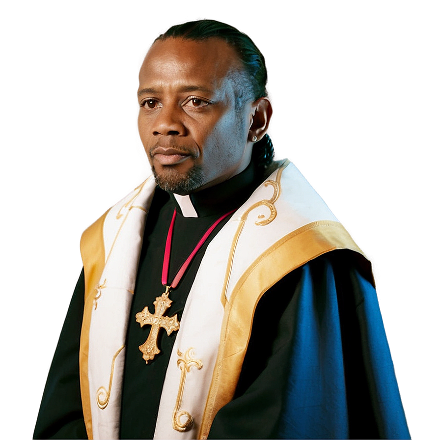 Serene Bishop Portrait Png Jlg42 PNG image