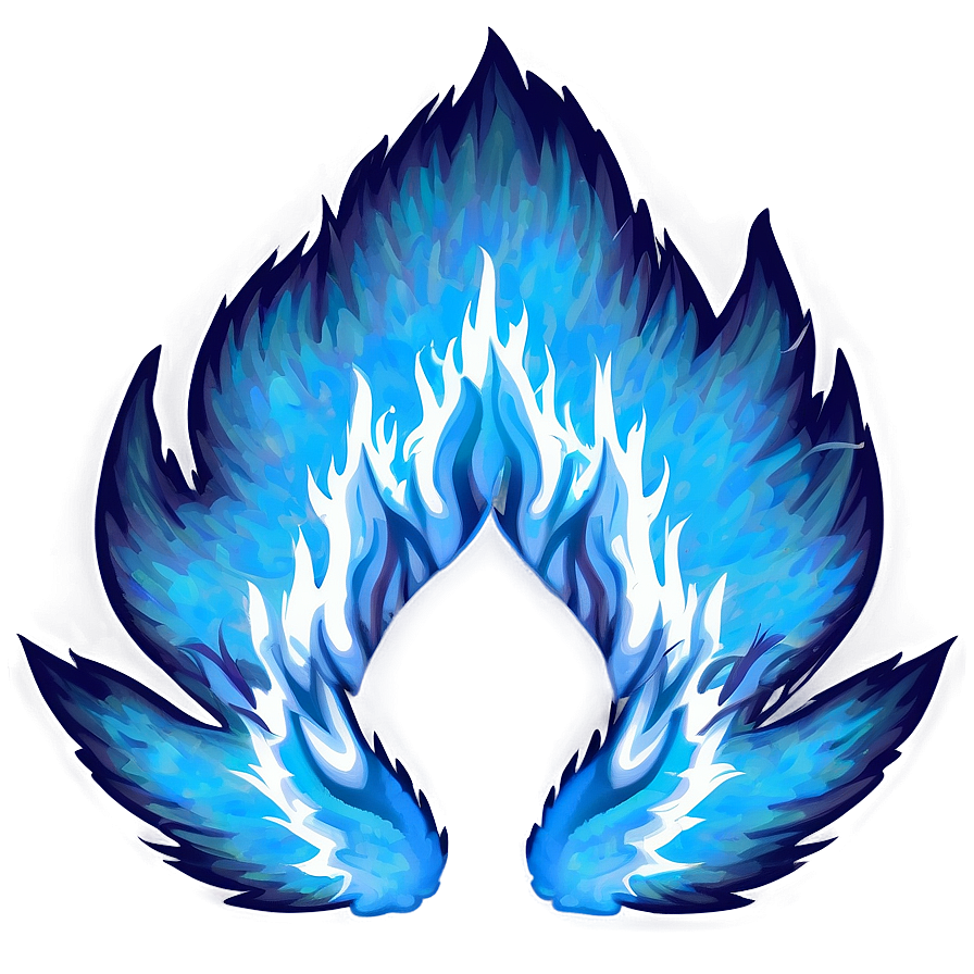 Serene Blue Flames Png 22 PNG image