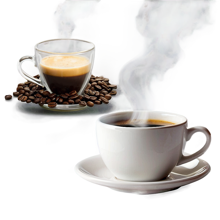 Serene Coffee Steam Png Hkj87 PNG image