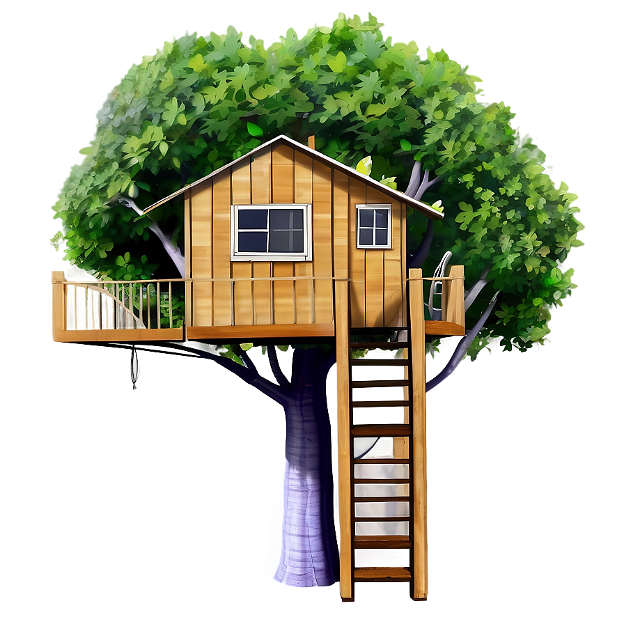 Serene Tree House Png 74 PNG image