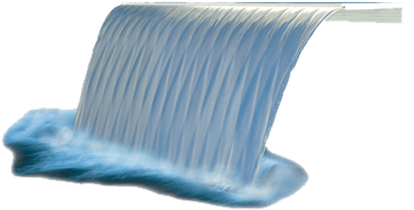 Serene Waterfall Cascade PNG image